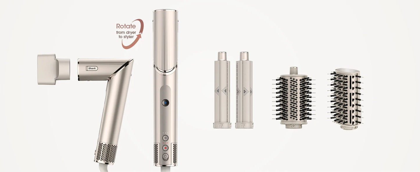 Shark FlexStyle HD430 Negative Ion Hair Dryer & Air Styler Wrap
