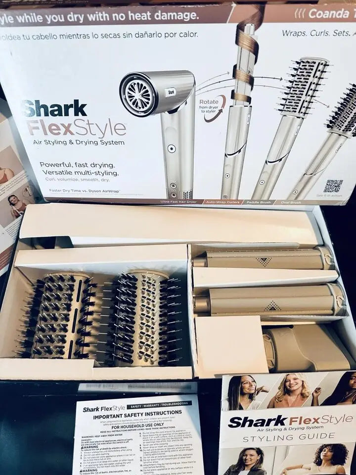 Shark FlexStyle HD430 Negative Ion Hair Dryer & Air Styler Wrap