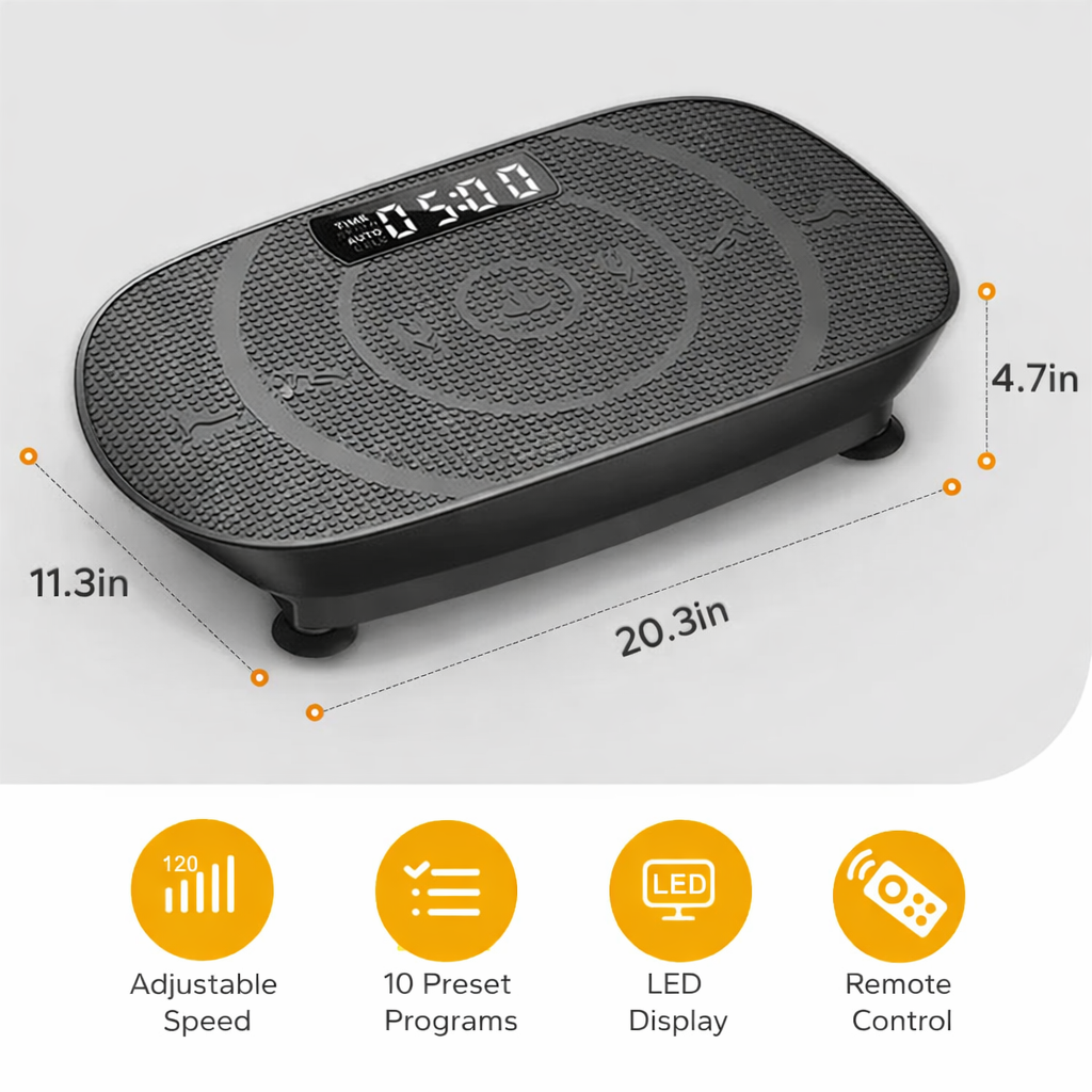 Vibration Exercising Plate Whole Body Workout