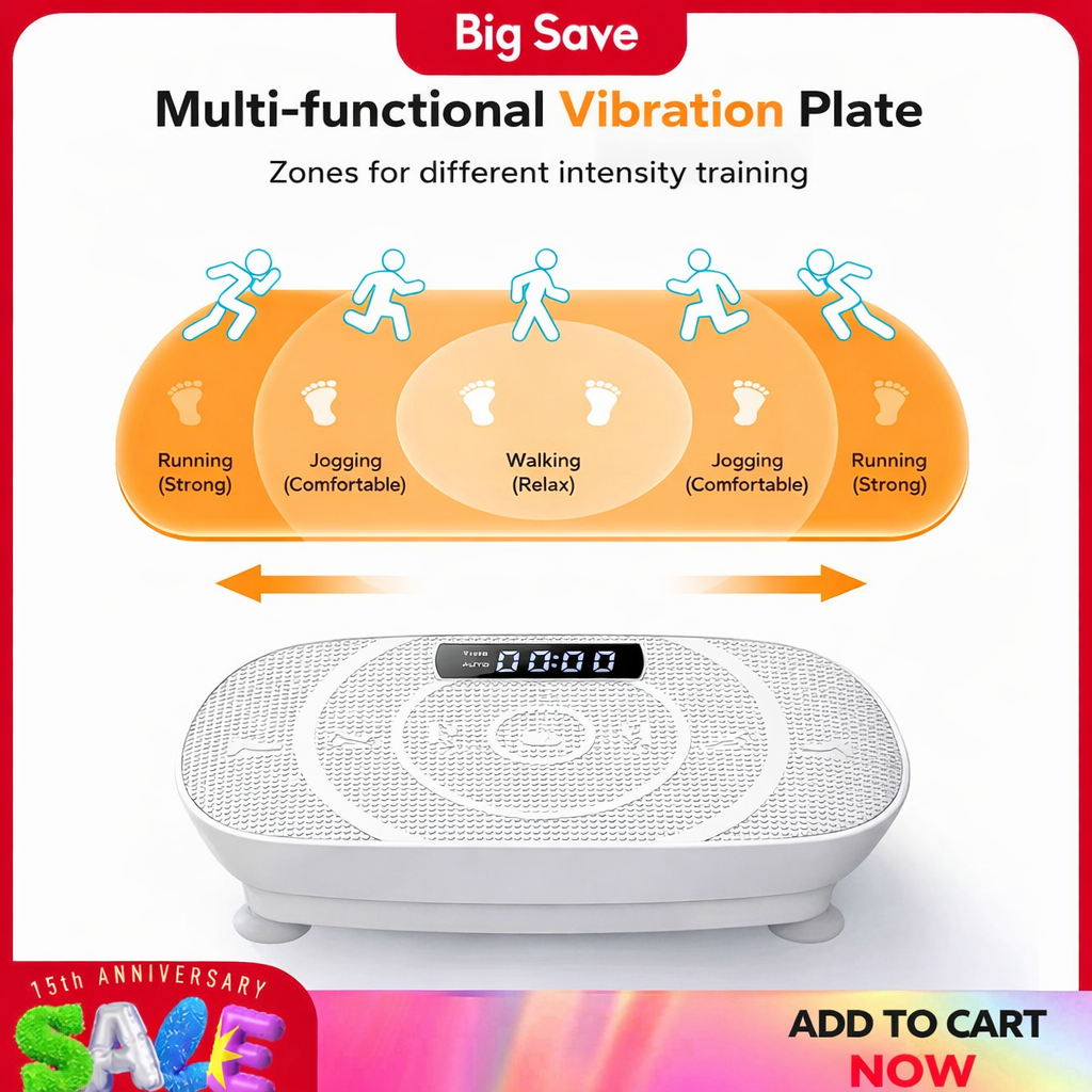 Vibration Exercising Plate Whole Body Workout