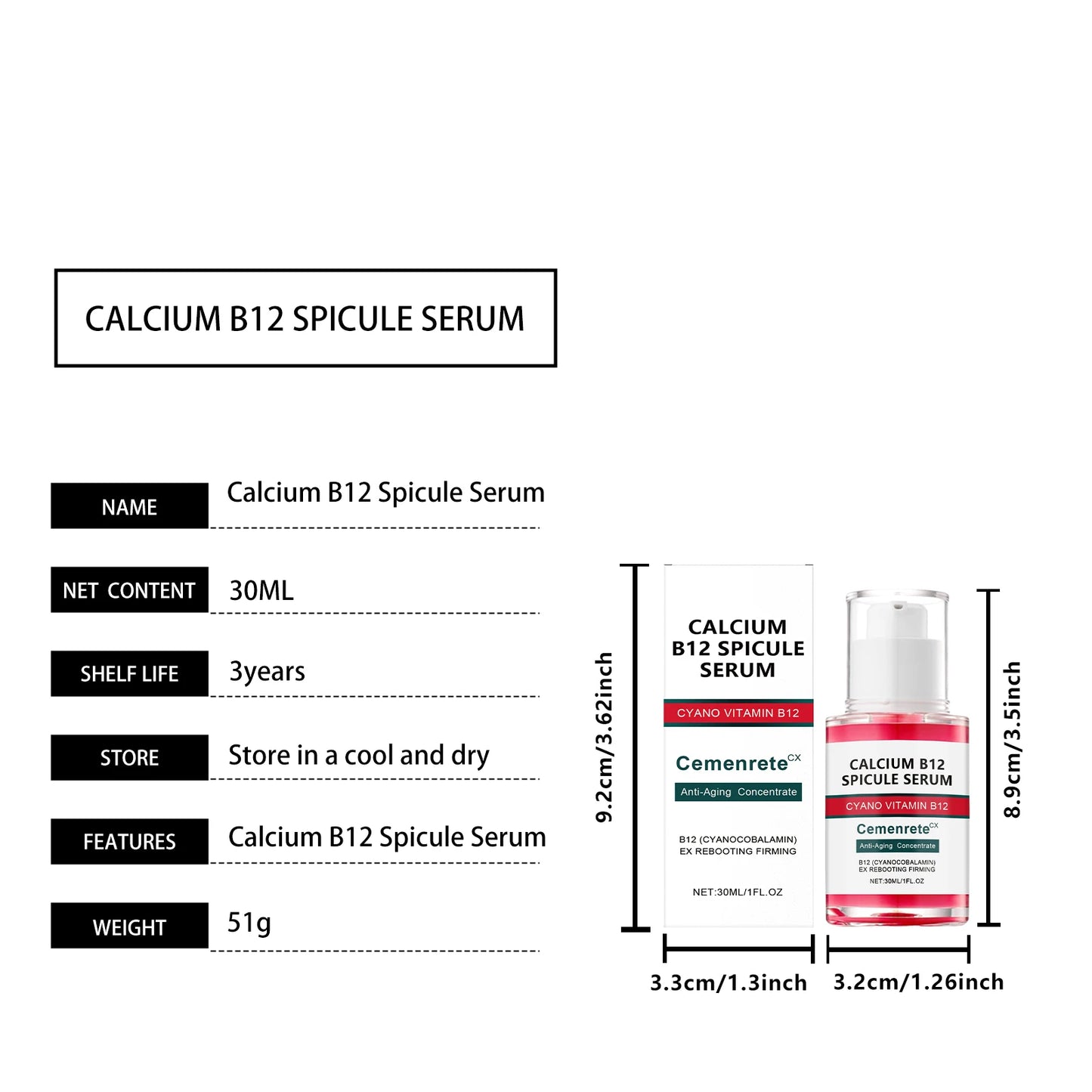 Calcium Skincare Set Anti-Aging