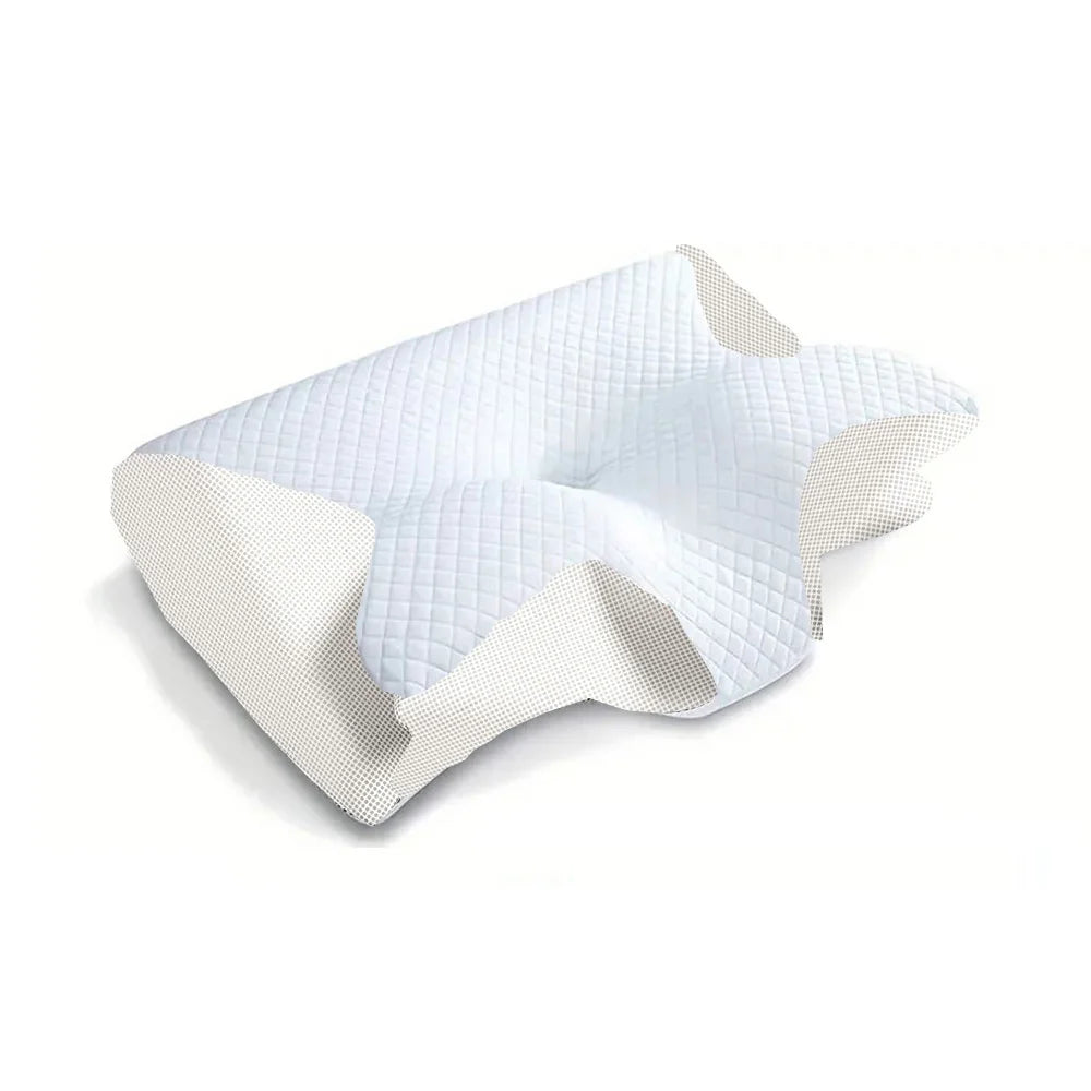 1pc Memory Foam Cervical Orthopedic Neck Pillow