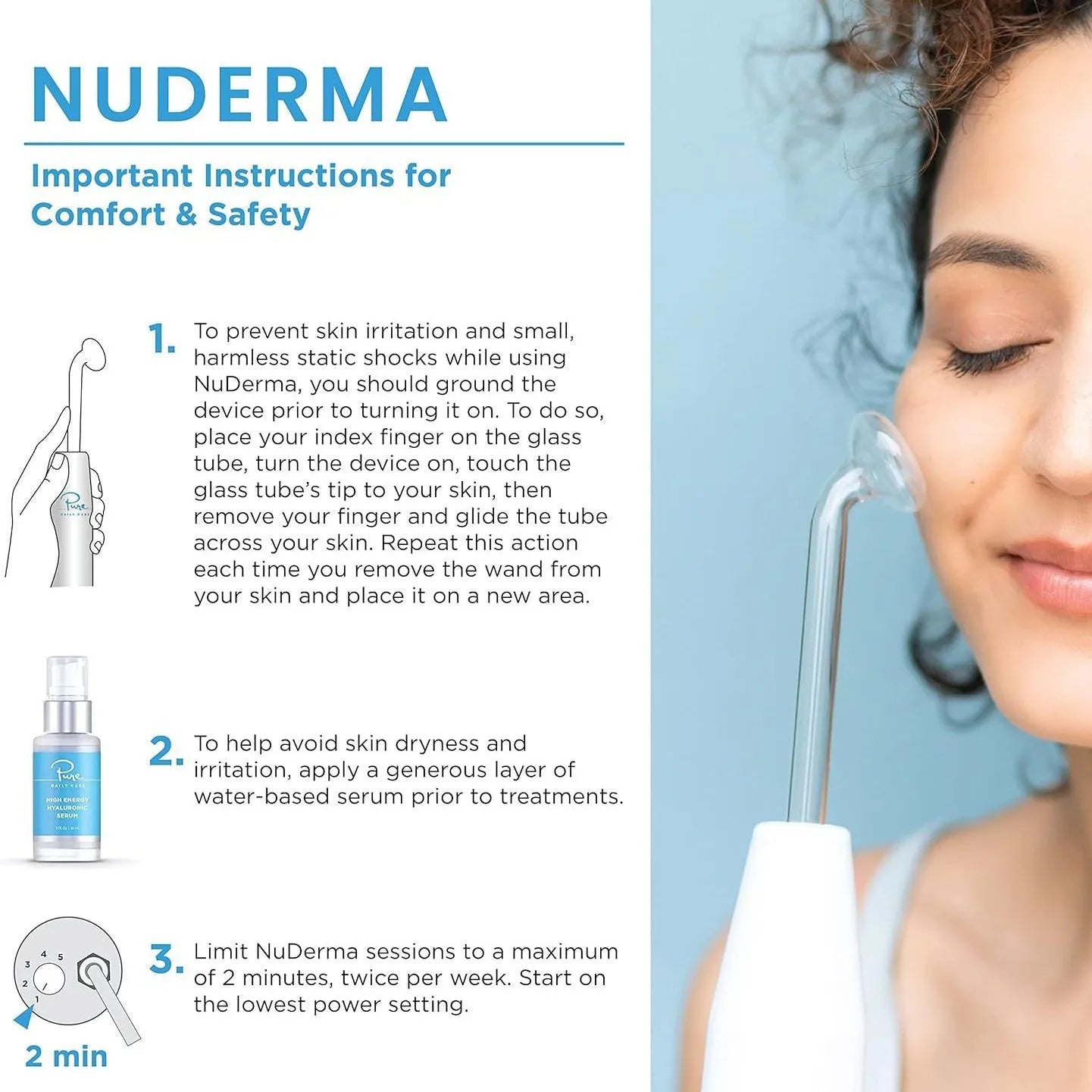 Professional High Frequency Facial Machine Electrotherapy