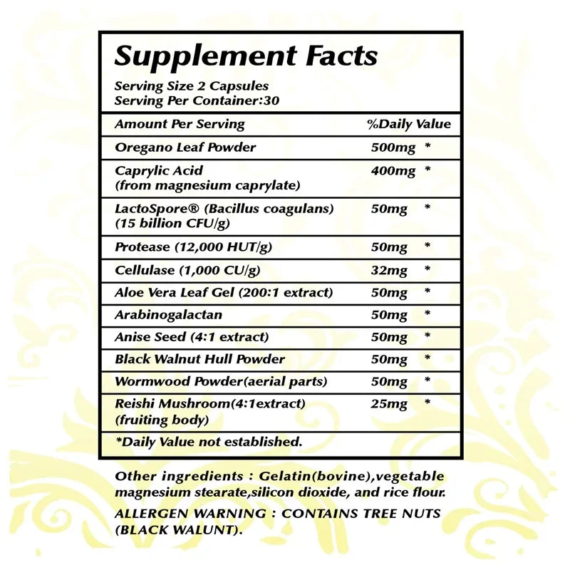 Candida Cleanse - Antioxidant, Gut Health