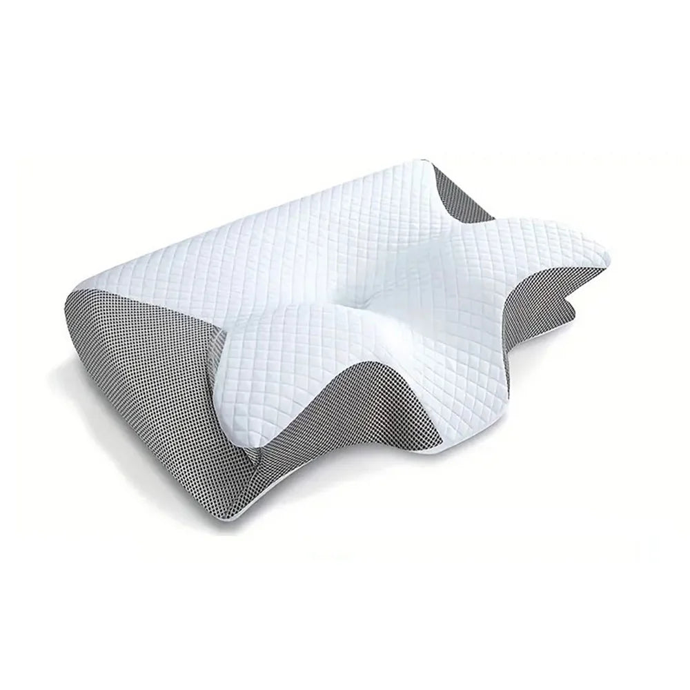 1pc Memory Foam Cervical Orthopedic Neck Pillow