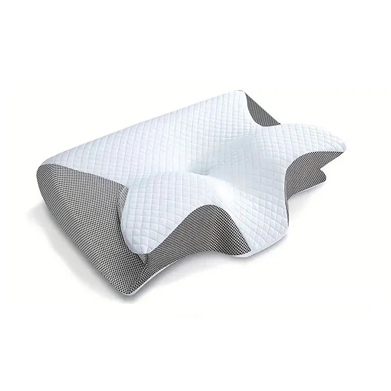 1pc Memory Foam Cervical Orthopedic Neck Pillow