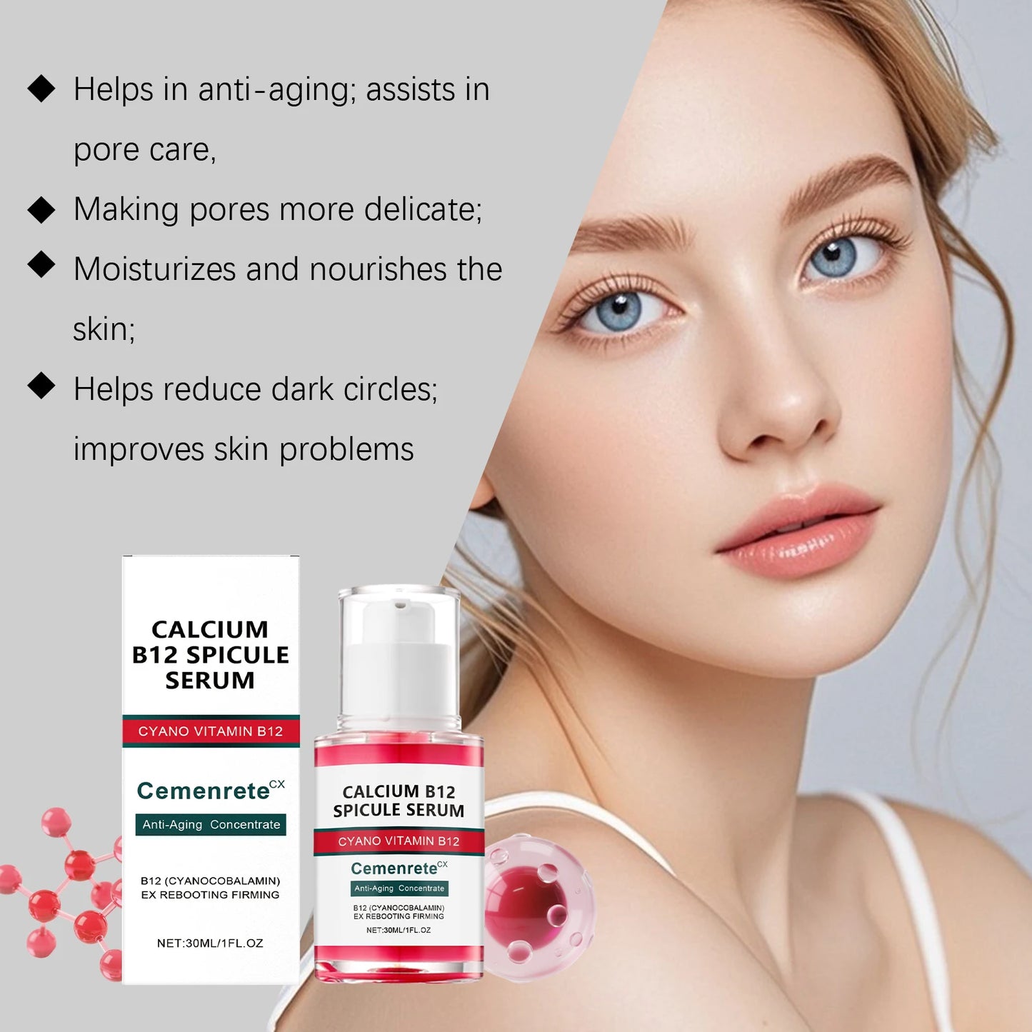 Calcium Skincare Set Anti-Aging